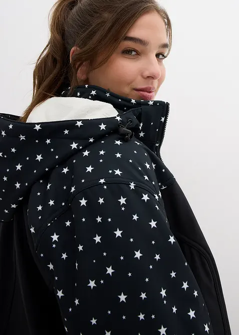 Funkčn&iacute; softshellov&aacute; parka s hebk&yacute;m fl&iacute;sem, bonprix