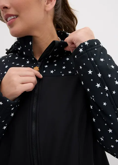 Funkčn&iacute; softshellov&aacute; parka s hebk&yacute;m fl&iacute;sem, bonprix