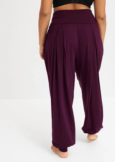 &Scaron;irok&eacute; sportovn&iacute; kalhoty se založen&yacute;m pasem, bonprix