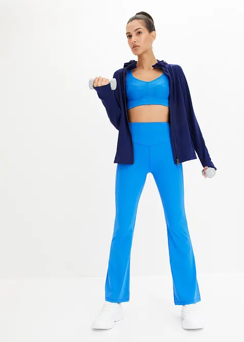 Tr&eacute;ninkov&aacute; termo bunda s otvorem na palec, bonprix