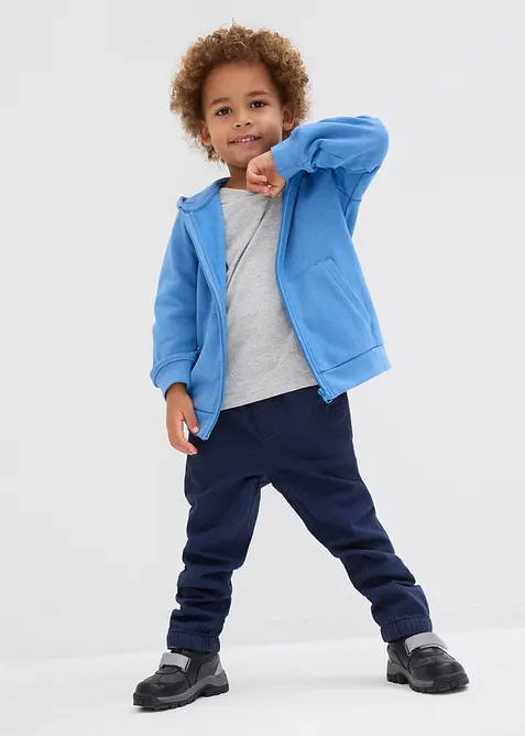 Tričko s dlouh&yacute;m ruk&aacute;vem, s organickou bavlnou (3 ks v balen&iacute;), bonprix