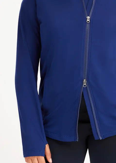 Tr&eacute;ninkov&aacute; termo bunda s otvorem na palec, bonprix