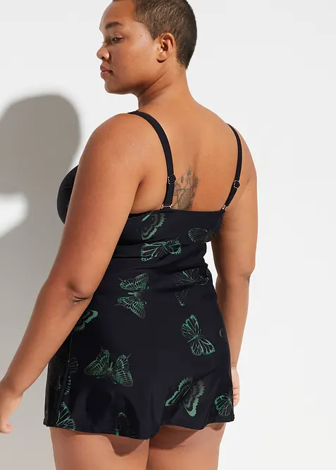 Dlouhé tankiny s výstřihem do V (2dílná souprava), bonprix