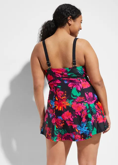 Koupací šaty s kulatým výstřihem, bonprix