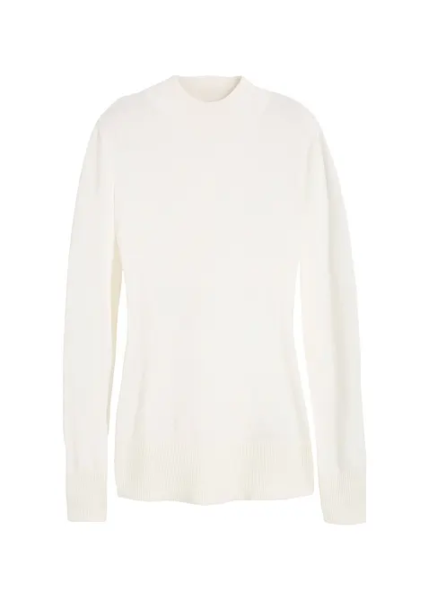 Základní svetr se stojáčkem a s recyklovanou bavlnou, bonprix