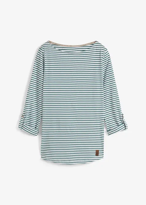 Tričko s dlouhým rukávem z čisté bavlny, bonprix