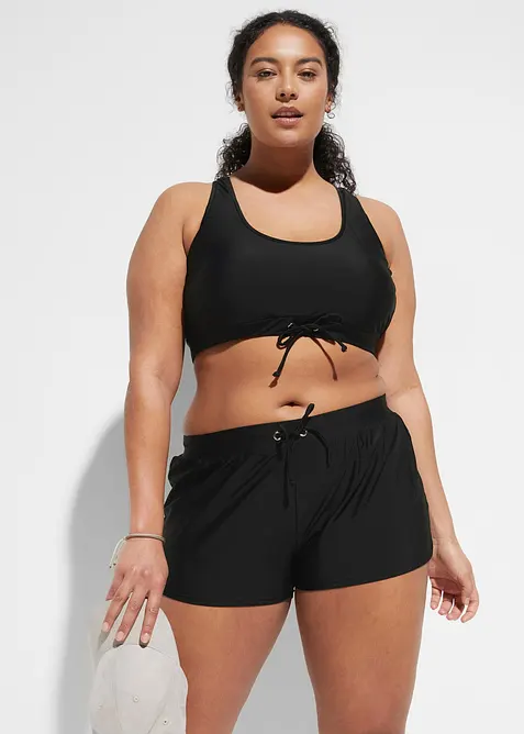 Bikiny s podprsenkovým topem a šortkami (2dílná souprava), bonprix