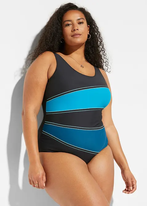 Jednod&iacute;ln&eacute; stahovac&iacute; plavky, siln&yacute; efekt, bonprix