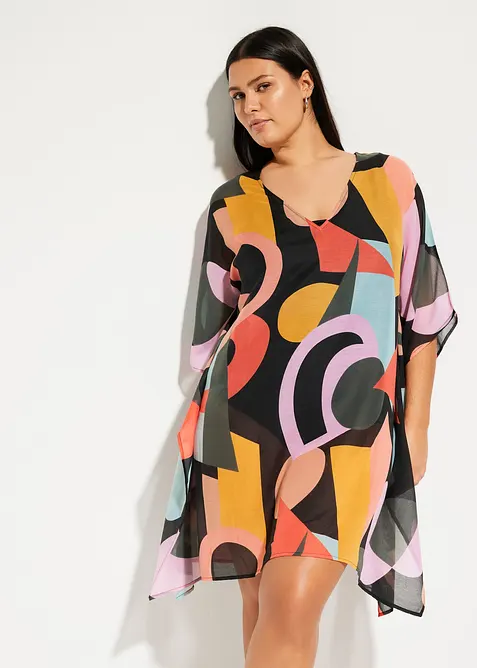 Průsvitná plážová tunika, bonprix