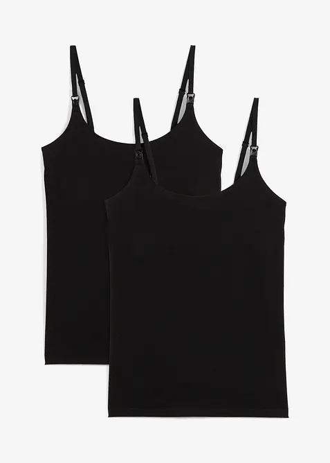 Kojic&iacute; topy z organick&eacute; bavlny (2 ks v balen&iacute;), bonprix