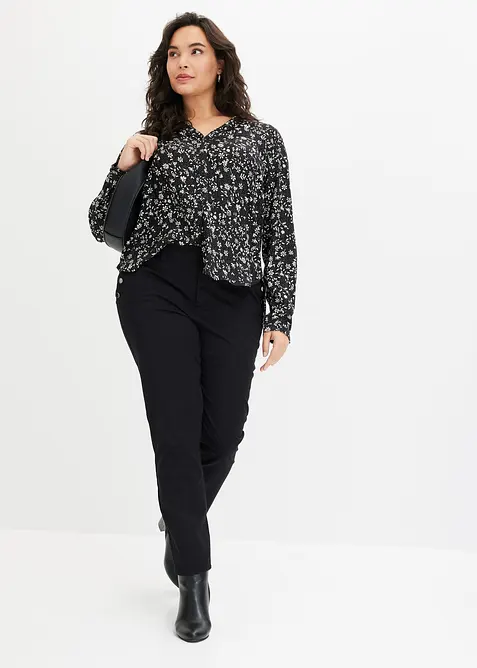 Halenka ze spl&yacute;vav&eacute; visk&oacute;zy, bonprix