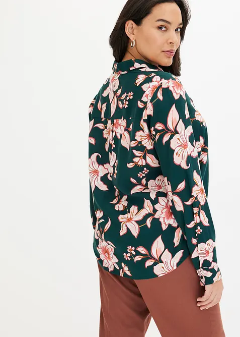 Halenka s potiskem, ze spl&yacute;vav&eacute; visk&oacute;zy, bonprix