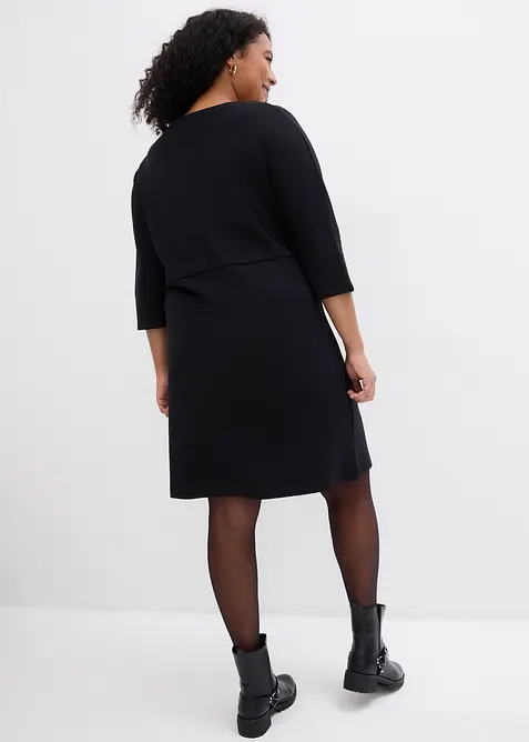 Úpletové šaty z organické bavlny, bonprix