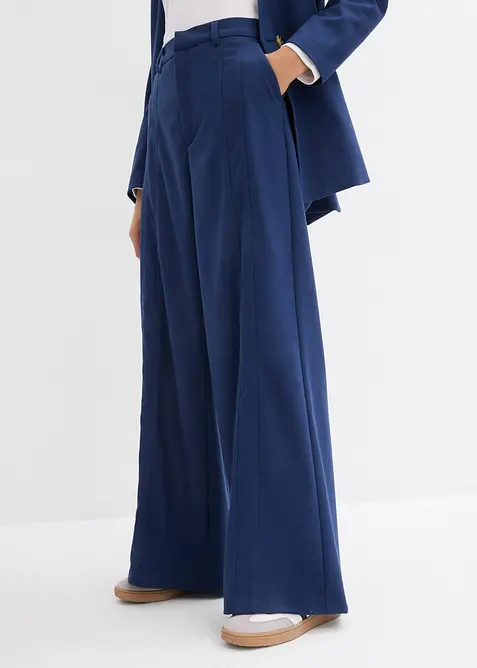 Kalhoty Marlene s vysokým pasem, ze směsi s viskózou, bonprix