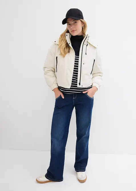 Tričko s dlouhým rukávem, s čistou organickou bavlnou, bonprix