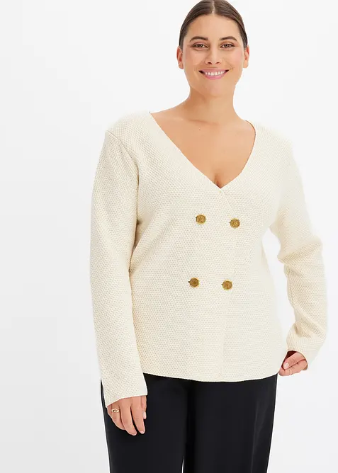 Pleten&yacute; blejzr, bonprix