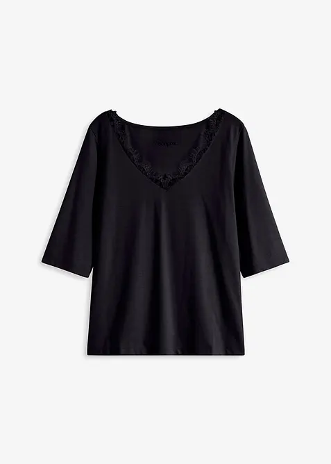Tričko s krajkou, bonprix