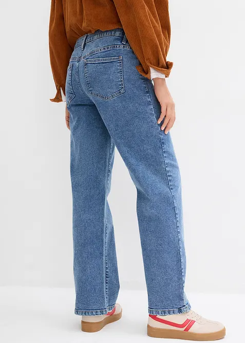 Těhotenské džíny z organické bavlny, Loose Fit, bonprix