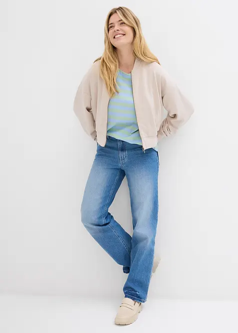 Oversize triko z čisté bavlny, bonprix