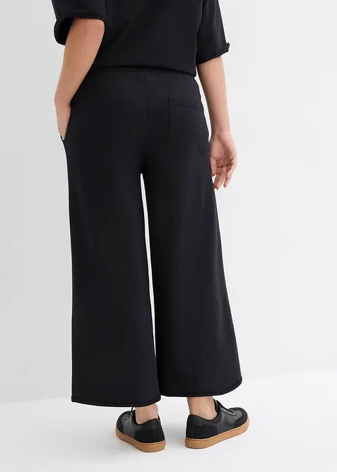 Teplákové kalhoty z organické bavlny, 7/8 délka, bonprix