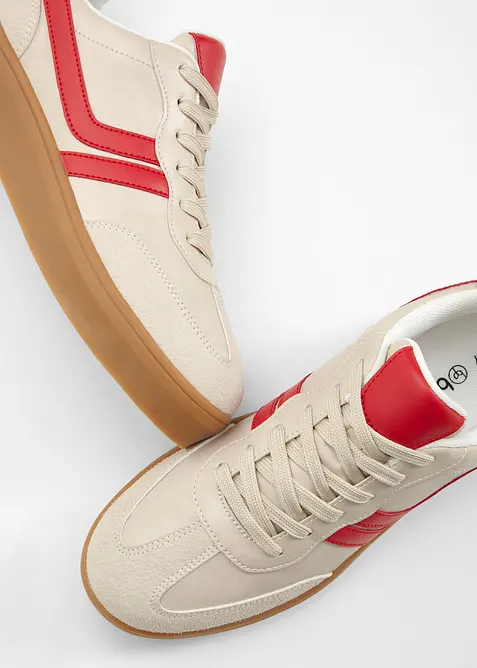 Tenisky na platformě, v retro stylu, bonprix