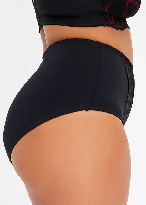 Zdoben&eacute; stahovac&iacute; kalhotky se středn&iacute; stahovac&iacute; funkc&iacute;, bonprix