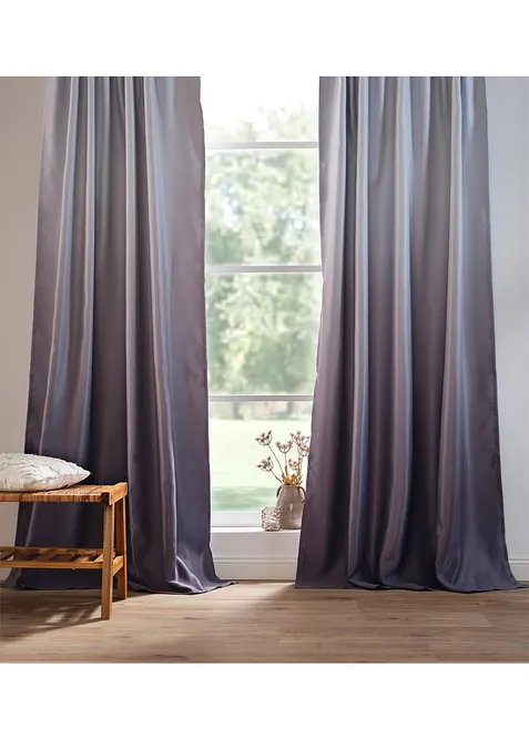 Zatemňovací závěs s přechodem barev (1 ks), bonprix