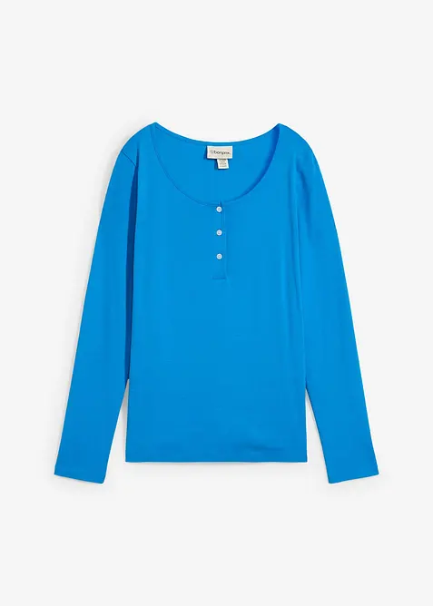 Triko s kulatým výstřihem, z čisté organické bavlny, bonprix