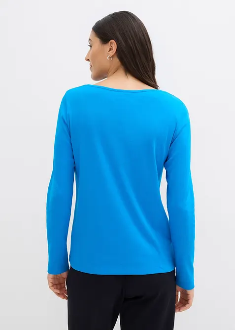 Triko s kulatým výstřihem, z čisté organické bavlny, bonprix