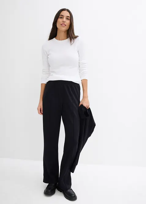 Žebrov&eacute; tričko s čistou organickou bavlnou (2 ks v balen&iacute;), bonprix