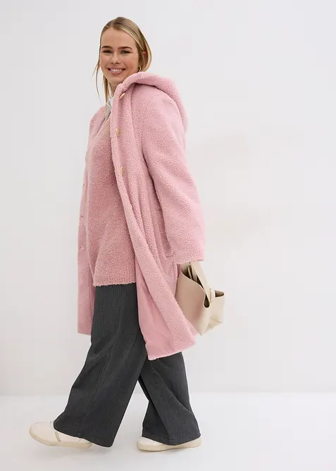 Svetr ze silnější pleteniny s výstřihem do V, bonprix