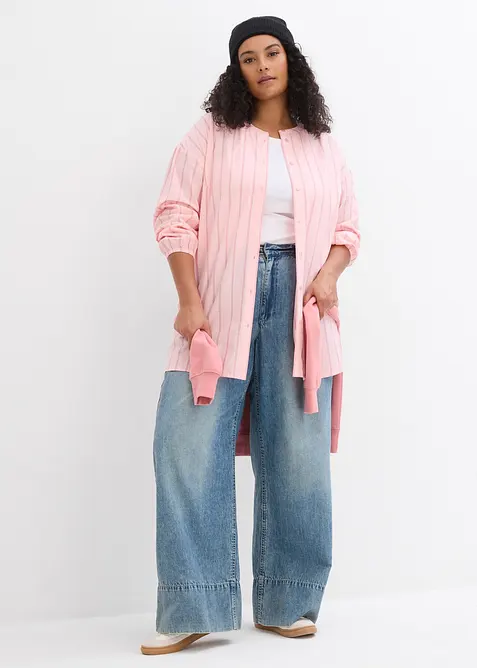 Dlouhá halenka z bavlněného popelínu, bonprix