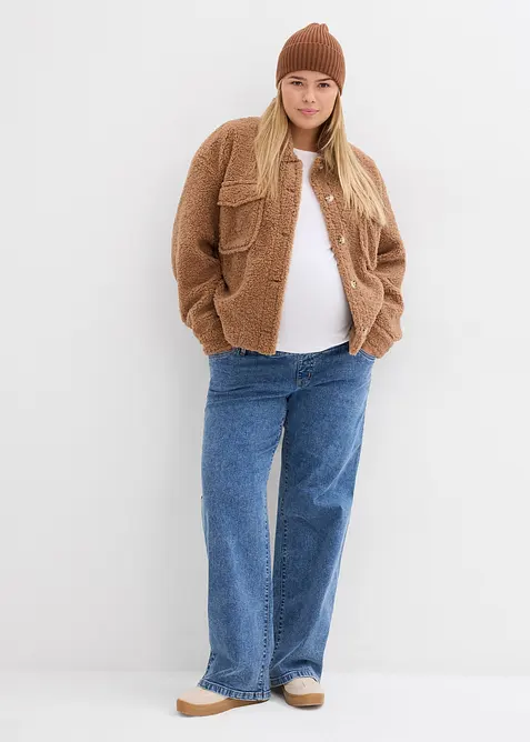 Těhotensk&eacute; dž&iacute;ny z organick&eacute; bavlny, Loose Fit, bonprix