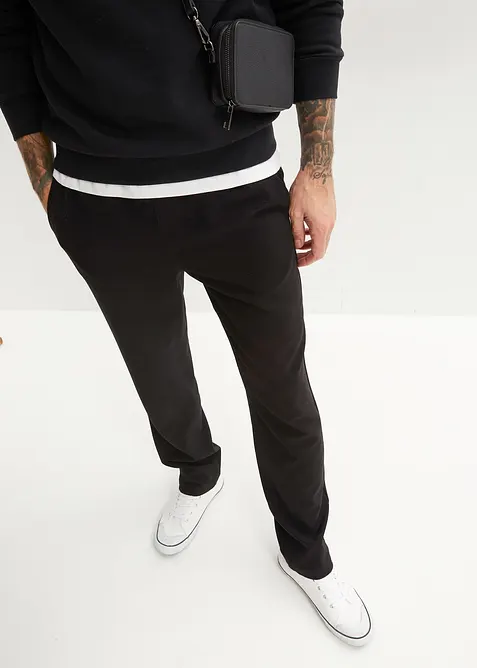 Strečov&eacute; chino kalhoty bez zap&iacute;n&aacute;n&iacute;, Relaxed Fit, Straight, bonprix