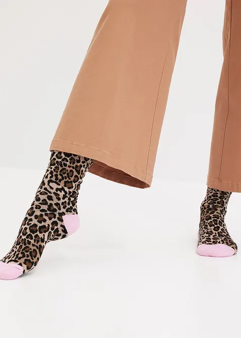 Ponožky s organickou bavlnou (3 p&aacute;ry v balen&iacute;), bonprix