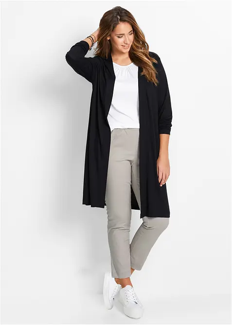 Úpletový kabátek z jemné viskózové směsi, bonprix