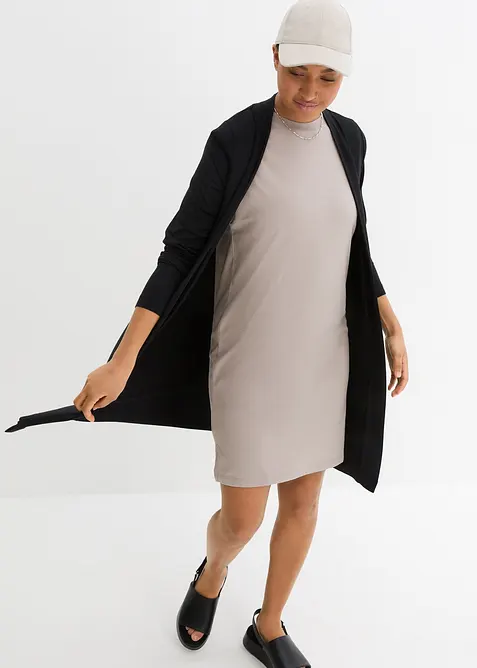 Úpletový kabátek z jemné viskózové směsi, bonprix