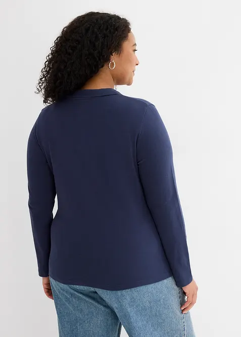 Triko polo z piké z čisté organické bavlny, bonprix