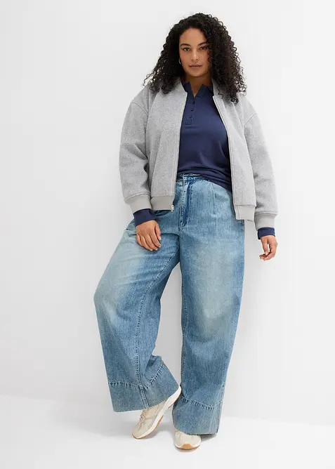 Triko polo z piké z čisté organické bavlny, bonprix