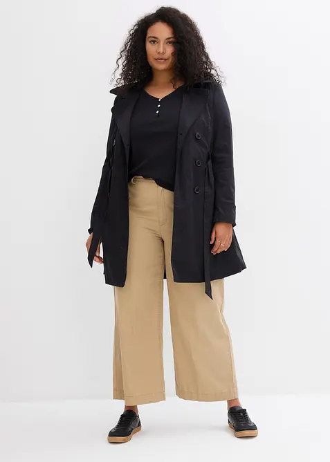 Tričko s dlouh&yacute;m ruk&aacute;vem, z čist&eacute; organick&eacute; bavlny, bonprix