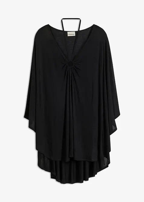 Průsvitná plážová tunika z viskózy, bonprix