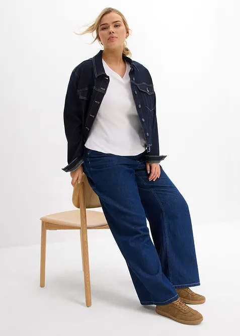 Žebrovan&eacute; tričko (2 ks v balen&iacute;), bonprix