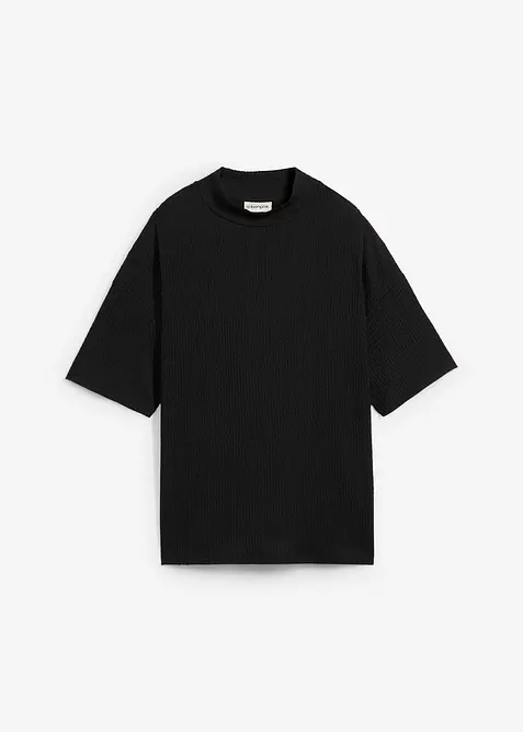 Tričko ze strukturovan&eacute;ho krepu, bonprix