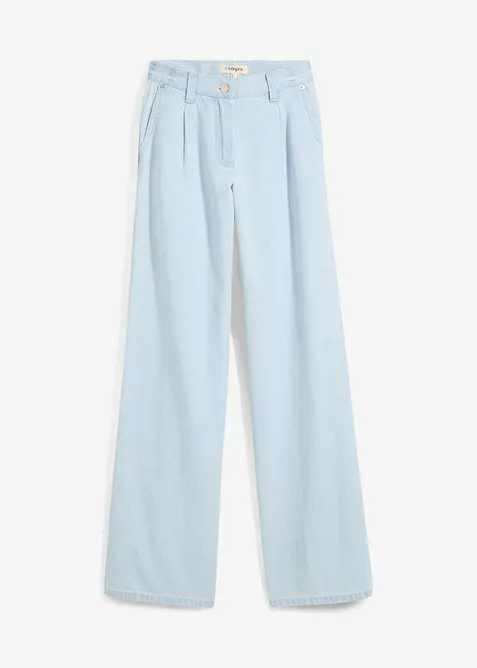 Dž&iacute;ny Wide Leg, Mid Waist, Super Soft, bonprix
