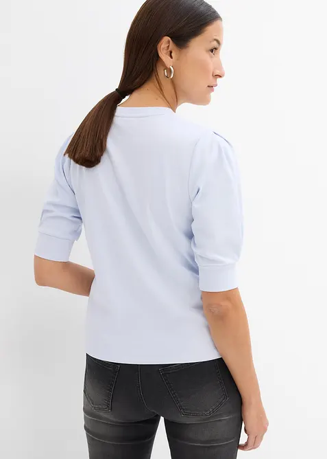 Tričko s nab&iacute;ran&yacute;mi ruk&aacute;vy, bonprix