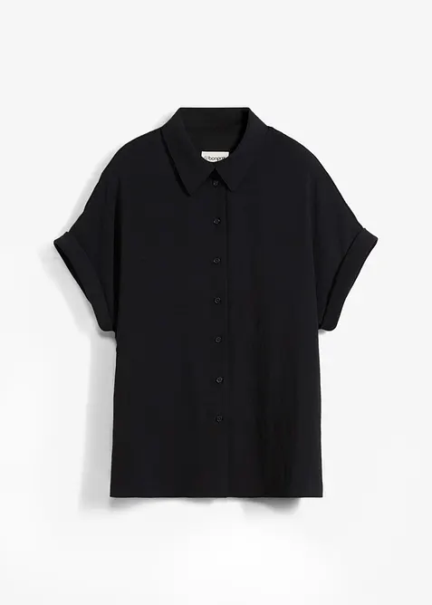 Oversized halenka ze strukturovaného krepu, bonprix