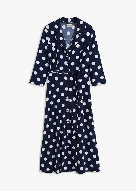 Košilové šaty s vázačkou, bonprix