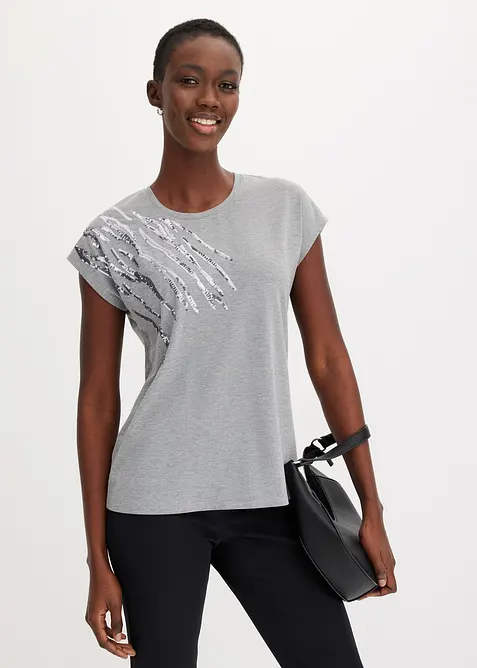 Tričko s pajetkami, bonprix