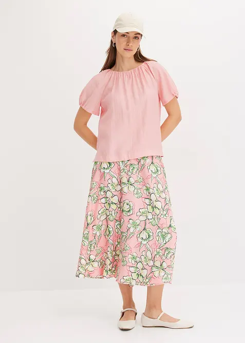 Halenka z materi&aacute;lu s mačkanou strukturou, bonprix