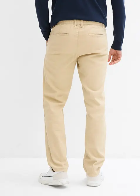 Chino kalhoty Relaxed Fit, z čisté bavlny, Straight, bonprix